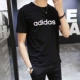 Áo thun nam Adidas tay ngắn 2019 mới đích thực quần áo mùa hè thủy triều cổ tròn in nửa tay thể thao từ bi - Áo phông thể thao áo thể thao nữ ba lỗ