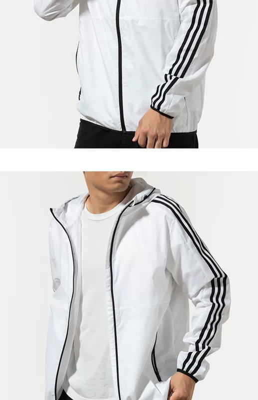 Áo khoác nam Adidas Adidas 2020 mới đích thực áo khoác gió thể thao giản dị EH3806 - Áo khoác thể thao / áo khoác