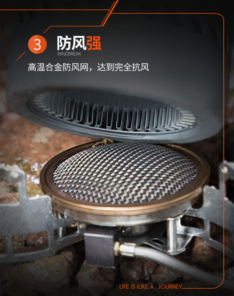 Haiyan chia bếp gấp ngoài trời bếp gas cầm tay dã ngoại bếp gas cắm trại dã ngoại bếp - Bếp lò / bộ đồ ăn / đồ nướng dã ngoại lò bbq ngoài trời