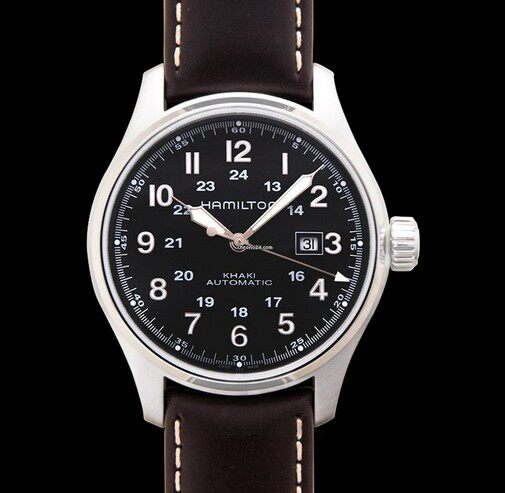 Швейцарские наручные часы 正品代购hamilton汉米尔顿男表khaki field自动机械手表h70625533