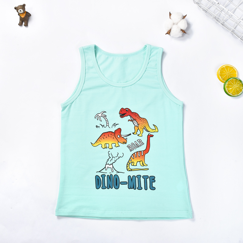 Tiến sĩ Teddy boy boy bông vest trẻ vest mặc cậu bé cậu bé lớn vest mùa hè triều mỏng.