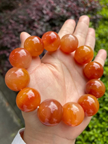 Yunnan natural A-grade high-quality red turf old material Huanglong jade bracelet. Special link for payment. Private shooting is invalid.
