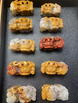Huanglong Jade Yunnan natural A-quality three-color Pixiu. Special link for payment. Private shooting is invalid.