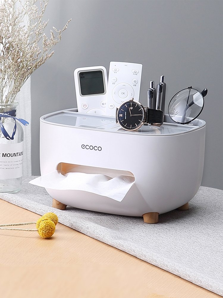 Japan imported MUJIΕ paper box home living room coffee table restaurant creative cute simple light luxury multi-functional remote