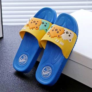 Pull back children's slippers summer boys and girls indoor cartoon cute home bath non-slip super soft sole sandal slippers