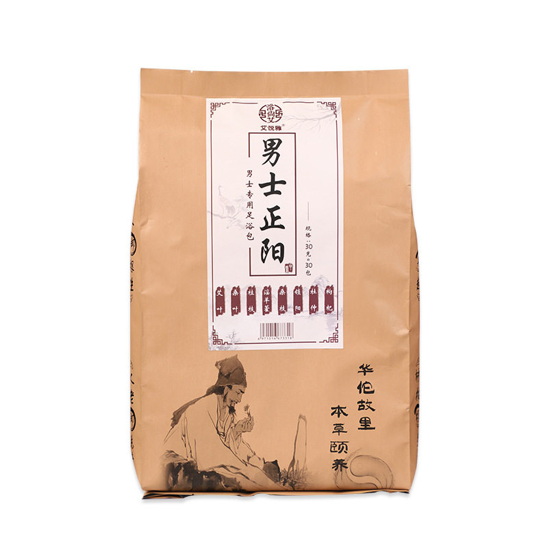 Men's foot bath bag factory direct sales herbal foot bath bag mugwort ginger foot bath medicine bag 30g * 30 packs