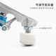 Double row skates aluminum alloy base roller skates double row triangle bracket accessories universal men's and women's pulley seat frame