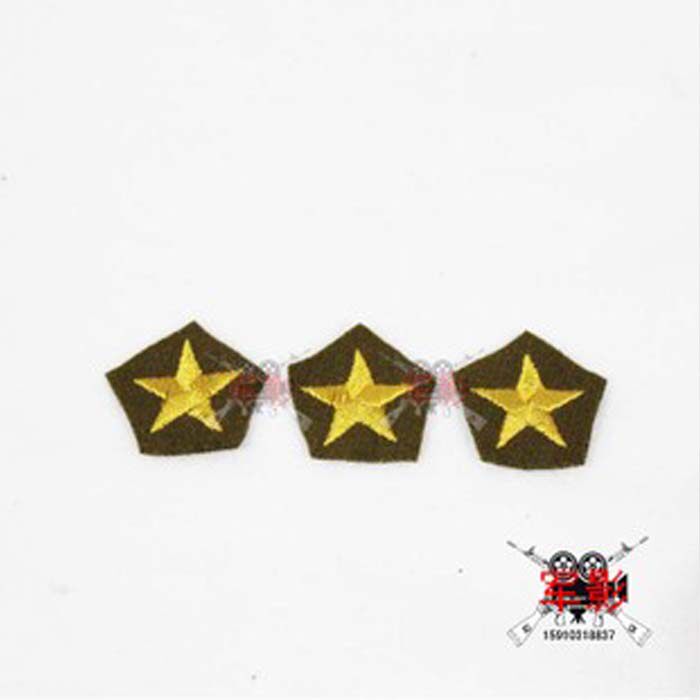 Film and television special film and television cap emblem 98-style cap emblem slightly cap emblem five-pointed star cap emblem line embroidery cap emblem