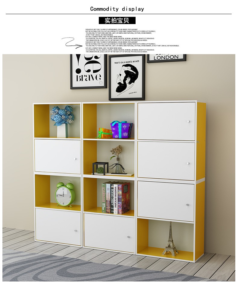 đa chức năng mạng kết hợp miễn phí tủ kệ sách Hàn Quốc tủ kệ sách đồ chơi tiết kiệm tủ sách con tủ sàn tủ nhỏ - Buồng tủ nhựa cánh lùa