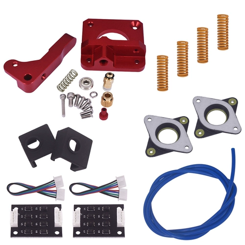 Трехмерные аксессуары принтера CR-10/Ender-3 модернизированная версия Extruder+Spring+MK8 Силиконовый рукав+PTFE Tube