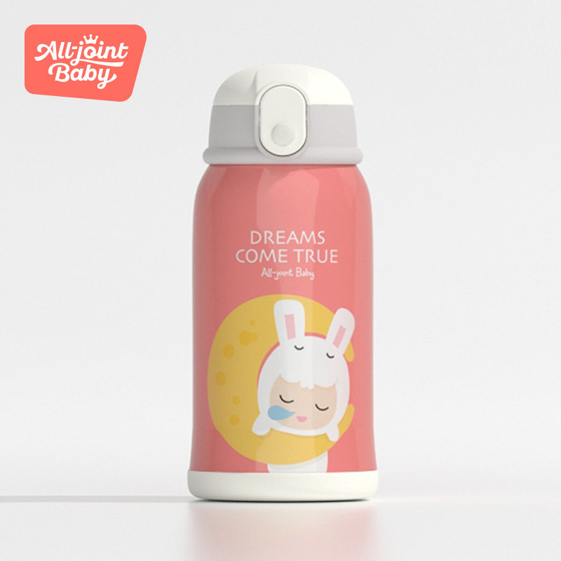 ALL JOINT大容量儿童男独角兽保温杯可爱水杯幼儿园带吸管水壶女