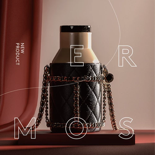 Кофейная сумка, милый высококачественный портативный изысканный термос, подарок на день рождения, в стиле Шанель