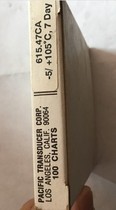 American original packed PTC temperature recorder with record paper 615 47CA 100 sheets can be recorded for a week cheap