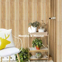 American country wood grain tile culture Stone restaurant background wall toilet wall tile Sunshine Room antique brick 300600