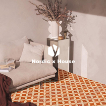 Retro abject poor wind small tiles non-slip toilet tile balcony tiles custom residential hotel floor tiles 200x200