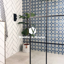 Net red ins north retro homestay small flower brick European toilet toilet tile kitchen balcony entrance wall floor tiles 200