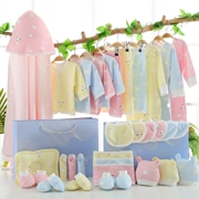 Bộ quà tặng sơ sinh cho bé Quần áo cotton 0-3 tháng 6 mùa thu đông mùa đông Đồ sơ sinh cho bé