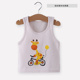 Bé nhỏ vest trẻ em bông mùa hè mỏng bé không tay đầu T-shirt 1 cậu bé và cô gái áo giáp mùa hè váy phim hoạt hình.