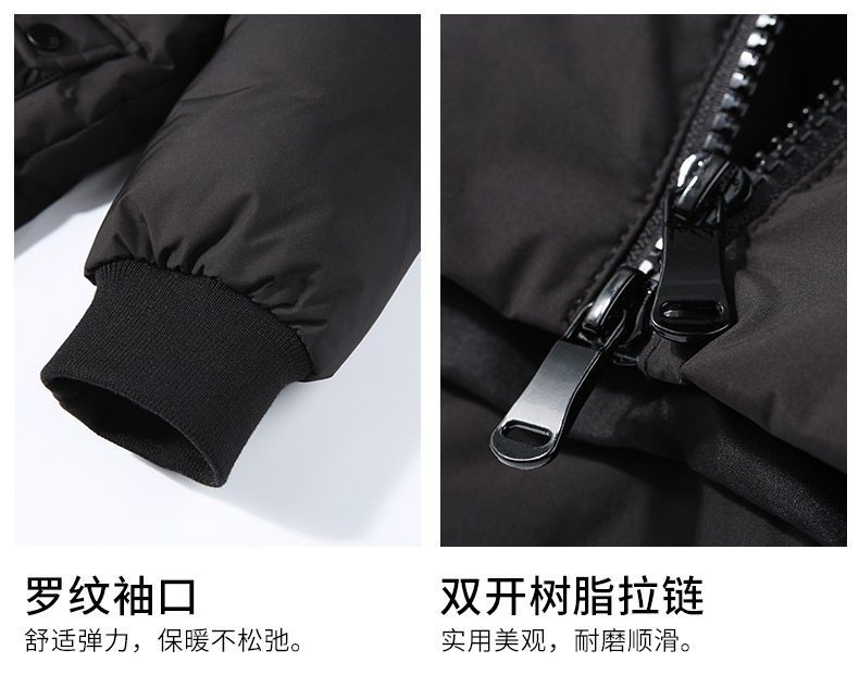 反季特价 高梵 儿童长款过膝 貂毛大领羽绒服 图9