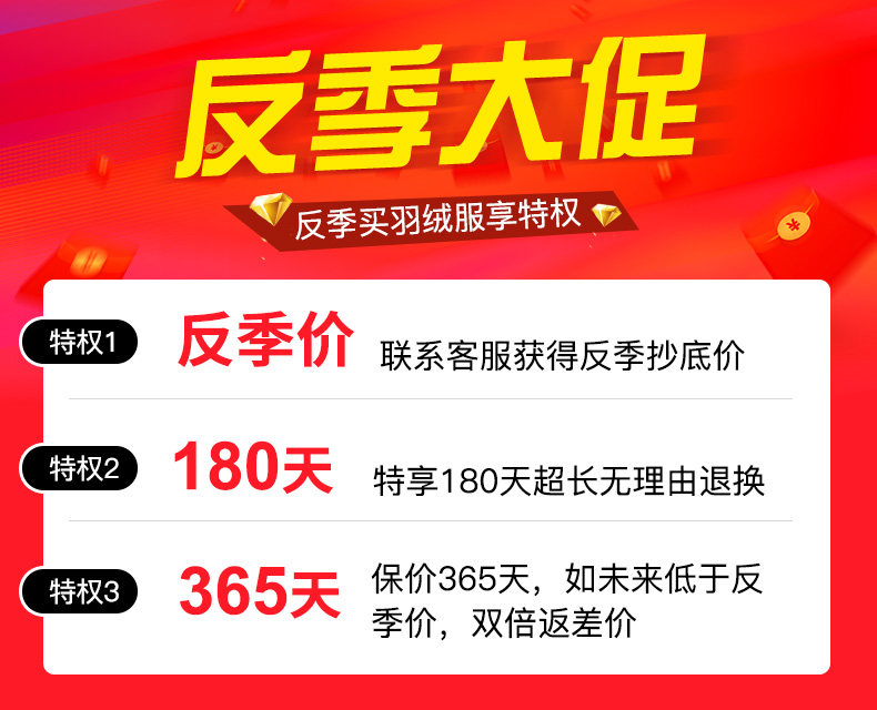反季特价 高梵 儿童长款过膝 貂毛大领羽绒服 图1