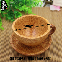 Hainan Sanya Natural Coconut Wood Coffee Cup Solid Wood Healthy Safe Cutlery Coffee Cup Lovers