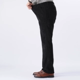 Вельветовые бархатные утепленные штаны, для среднего возраста