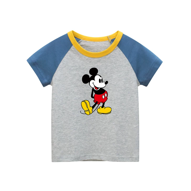 Children's summer cotton T-shirt for men and women, 2023, children's clothing