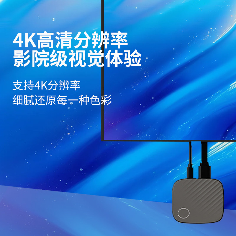 Wireless Screen Projector Connects Mobile Phone to Tv with Same Screen HDMI Connection to Monitor Computer Conversion Projector 2025 New Model