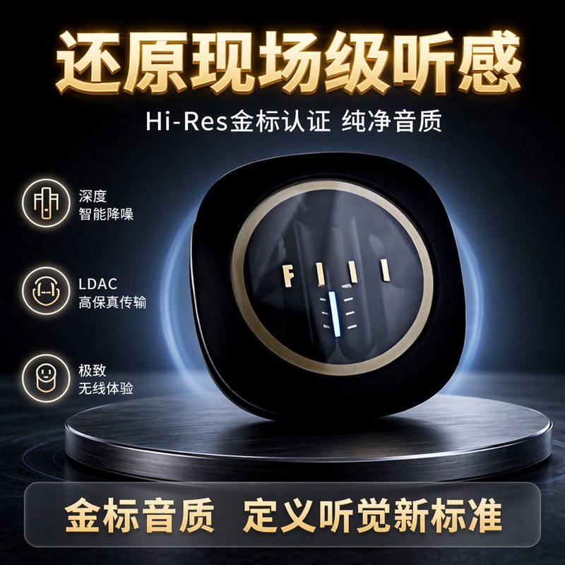 Fiil Key Pro2 English Version Active Noise Reduction Bluetooth Headset Bluetooth 6.0 Gold Standard Sound Quality Wireless Headset