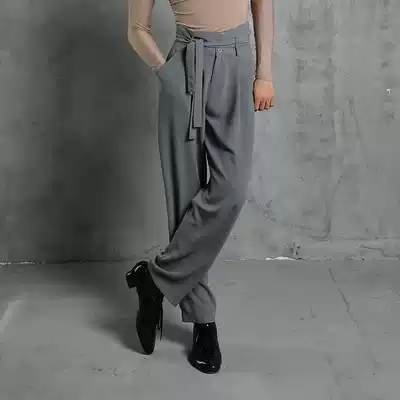 ZYM20813 professional Latin dance practice pants new men's strap dance pants trousers national standard dance pants