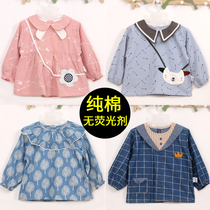 Childrens Western style overcoat Baby cotton outside wear reverse dressing Baby waterproof mens and womens aprons Childrens dinner clothes Autumn and winter