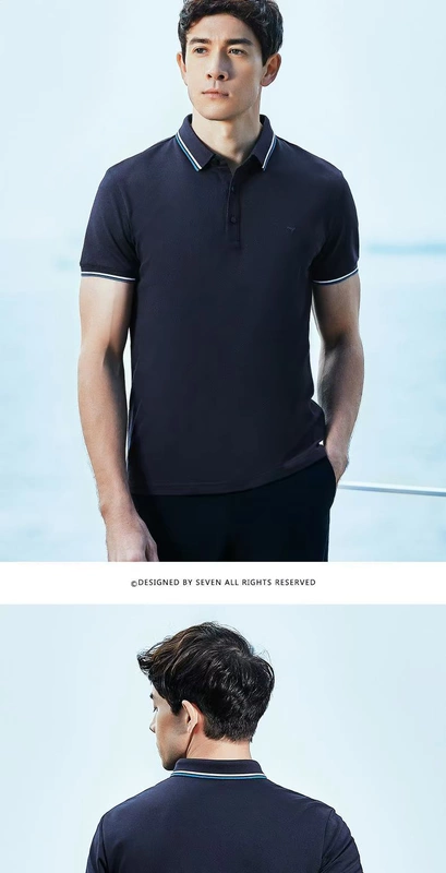 Áo sơ mi nam POLO thương hiệu áo thun ngắn tay thời trang nam thanh lịch giản dị Slim mỏng vừa mới - Polo active shirt