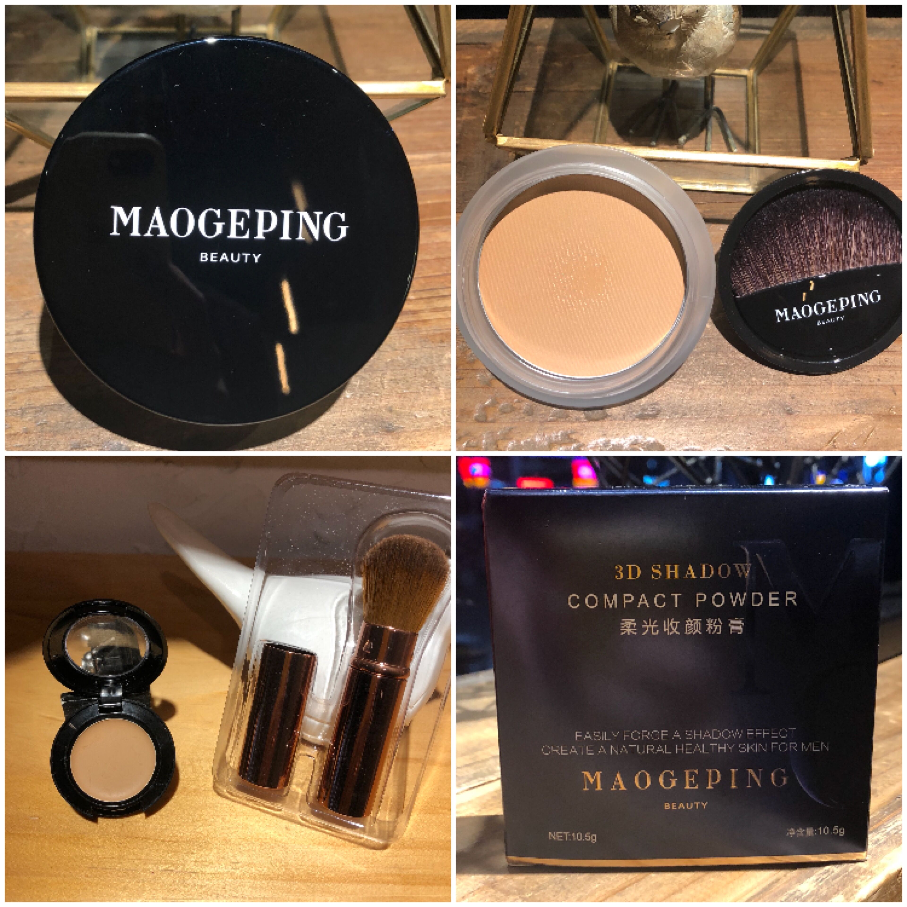 Mao Gopin MAOGEPING soft light collecting powder paste for 1g shaded mousse texture Natural to create V face