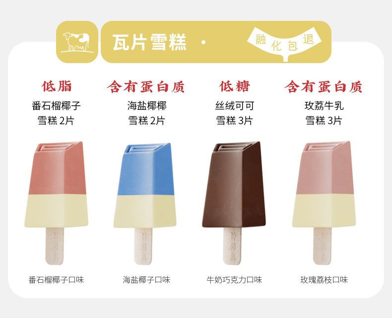 钟薛高 新品小清欢系列 10支 图1