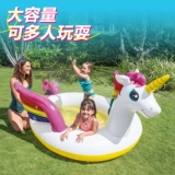 INTEX Большой надувной бассейн для рыбалки для игр в воде