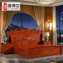 Lớn hoa quả hương Miến Điện gỗ hồng mộc Minh và nhà Thanh cổ điển giường gỗ Trung Quốc 1,8 m đôi gỗ gụ lưu trữ đồ đạc - Giường giường tầng người lớn