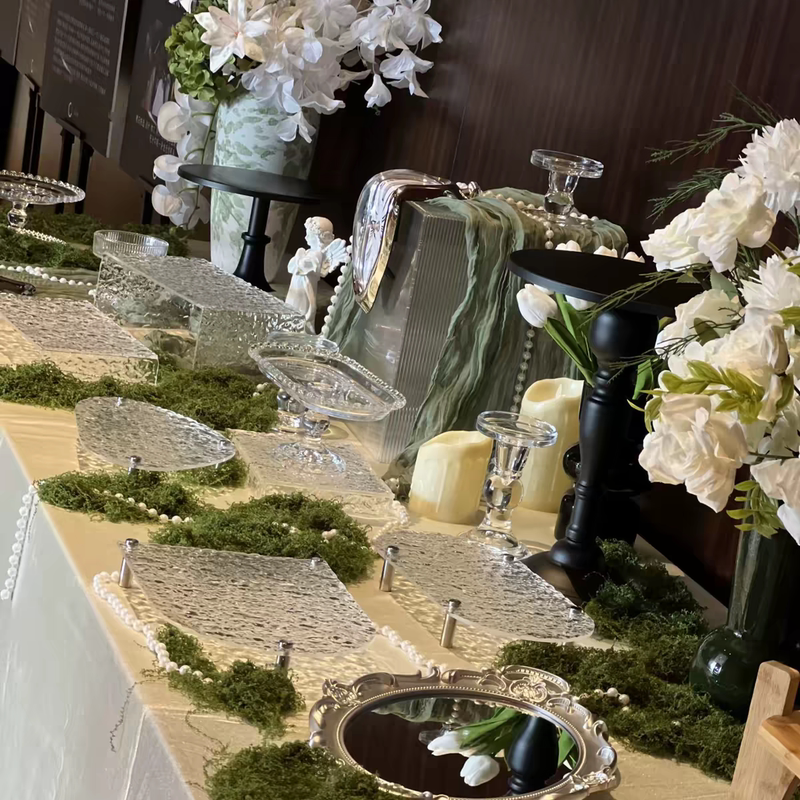 Dessert Table Buffet Food Display Stand Acrylic Wedding Cold Meal Hotel Business Tea Break Decoration Set Dessert Table Buffet Food Display Stand Acrylic Wedding Cold Meal Hotel Business Tea Break Decoration Set