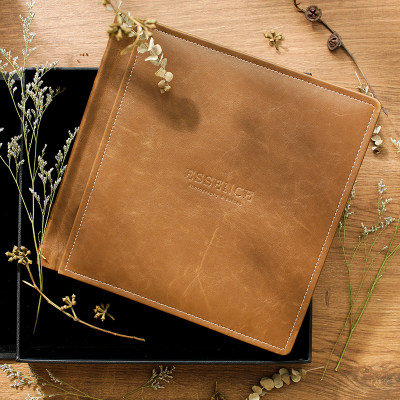 Elegant boutique pair of framed wedding gauze photos custom-made photo album couple wedding photography collection classmate quotations album