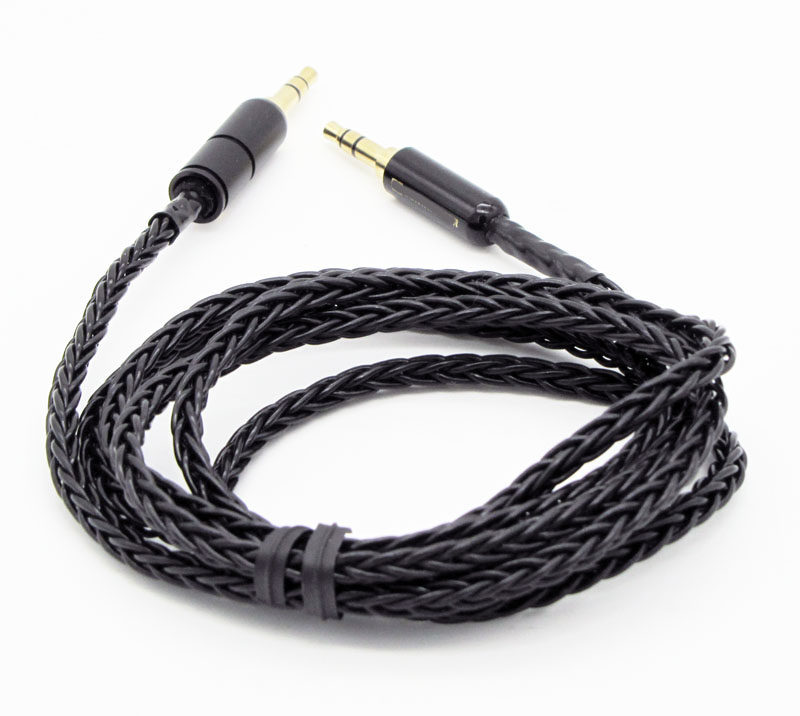 Eight Shares Fever Silver-coated Wire AUX Wood Steamed Buns Ear Machine Cord Recorder Wireline Upgrade AUX Ear Machine Line