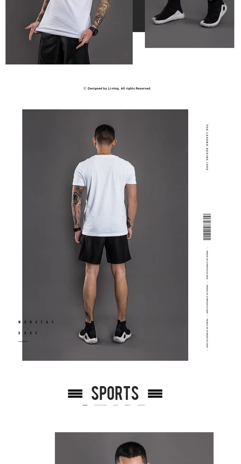 Li Ning nam tay ngắn mùa hè 2019 áo thun mới áo polo thoáng khí thấm mồ hôi và nhanh khô quần áo thể thao màu trắng - Áo phông thể thao áo thun tập gym nam
