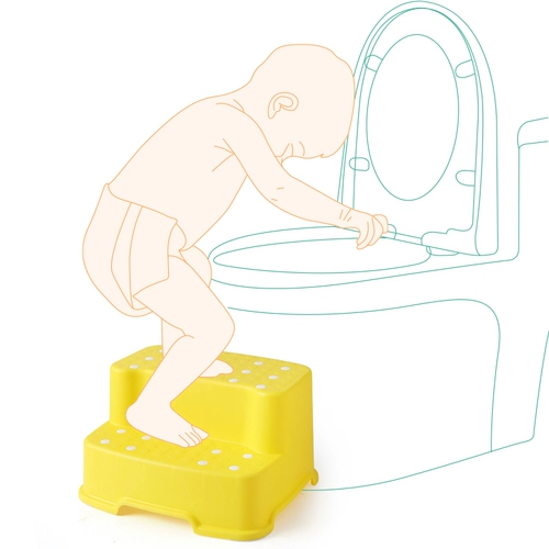 Детская гигиеническая двухэтажная нескользящая стремянка