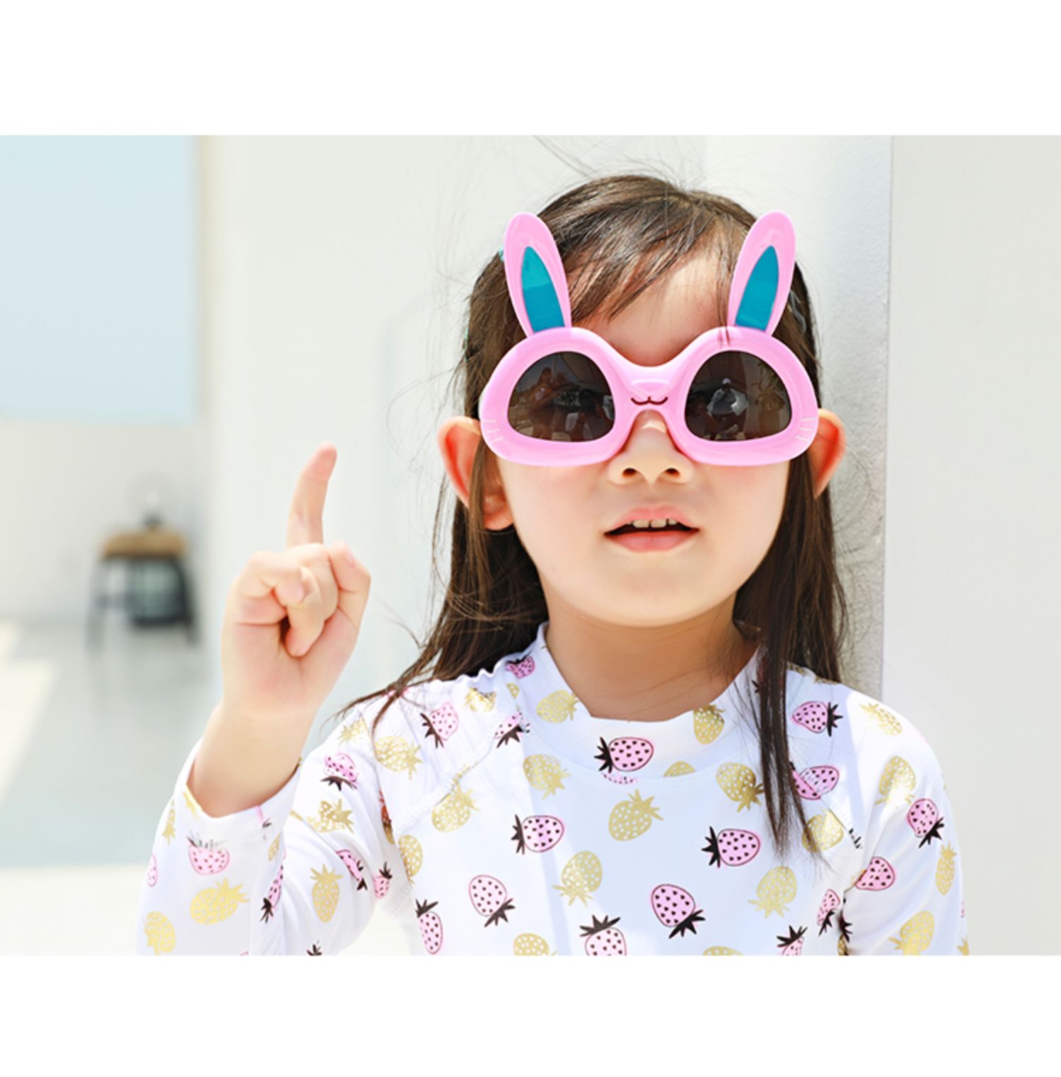 Trẻ em màu hồng dâu in áo tắm một mảnh cô gái hai mảnh giữa trẻ em dài tay chống nắng wetsuit đồ bơi - Bộ đồ bơi của Kid quần bơi trẻ em nam