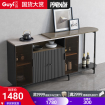 Retractable Dining Side Cabinet Lockers Multifunction Kitchen Cupboard containing cabinet Home modern minimalist Living room Wall Side Cabinet