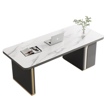Slate desk light luxury modern study table small apartment all-in-one desk study light luxury computer table home writing desk