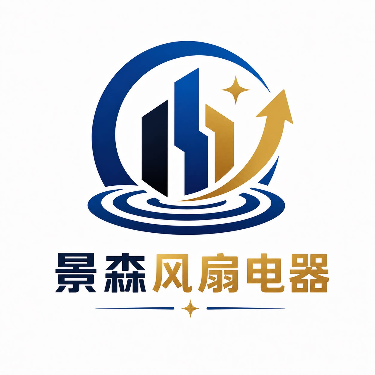 景森风扇电器厂的LOGO