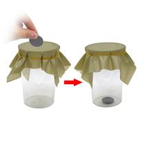 1pcs Pena Coin penetration Dish coin thru rubber sheet into