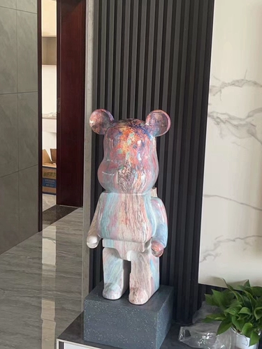 网红卡通暴力熊存钱罐现代简约家居装饰电视柜客厅落地创意大摆件