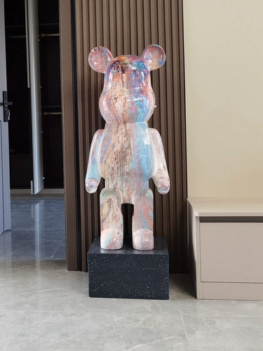 网红卡通暴力熊存钱罐现代简约家居装饰电视柜客厅落地创意大摆件