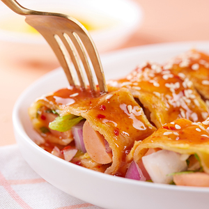 【奥斯托马】正宗东北烤冷面皮5片+酱包