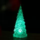 Радужная рождественская елка ночной свет Акриловой светодиодный праздничный свет
